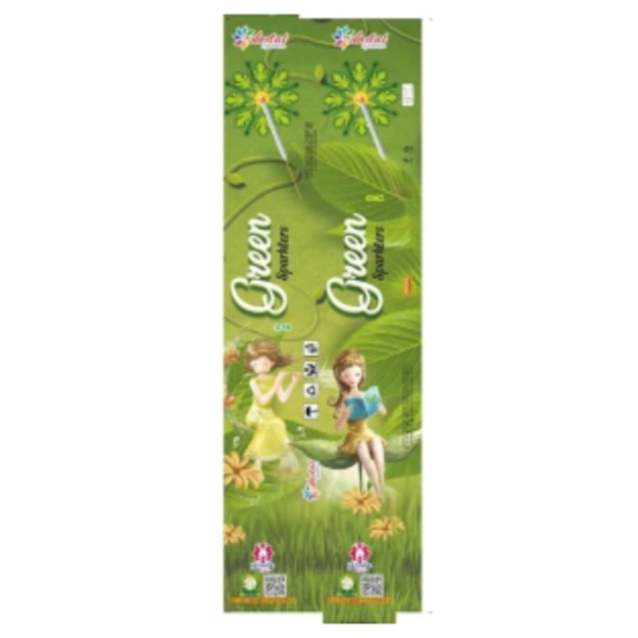 30cm Green Sparklers