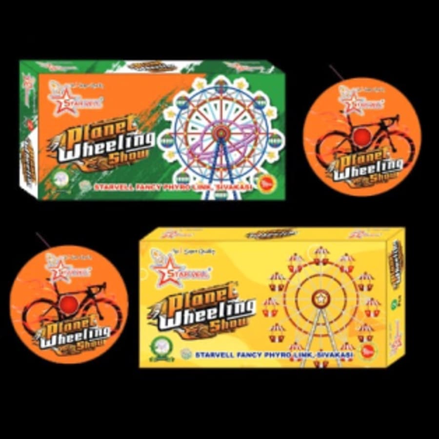 Planet Wheeling show (2 Pcs)