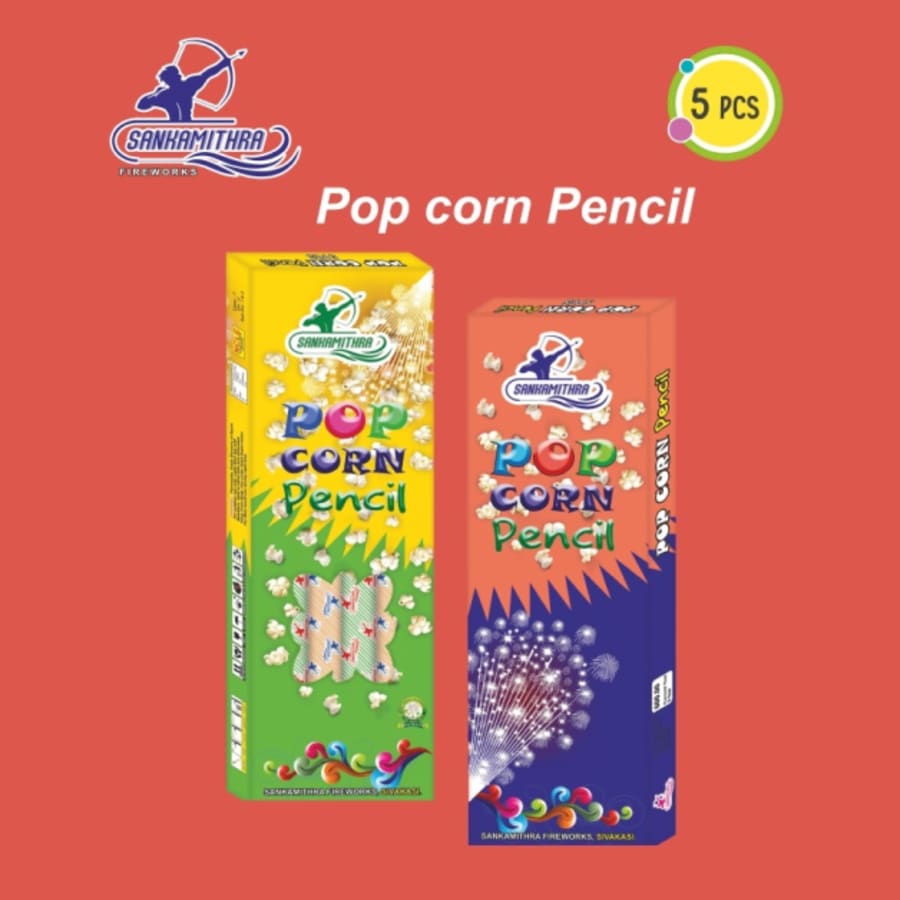 Popcorn Pencil (5 Pcs)
