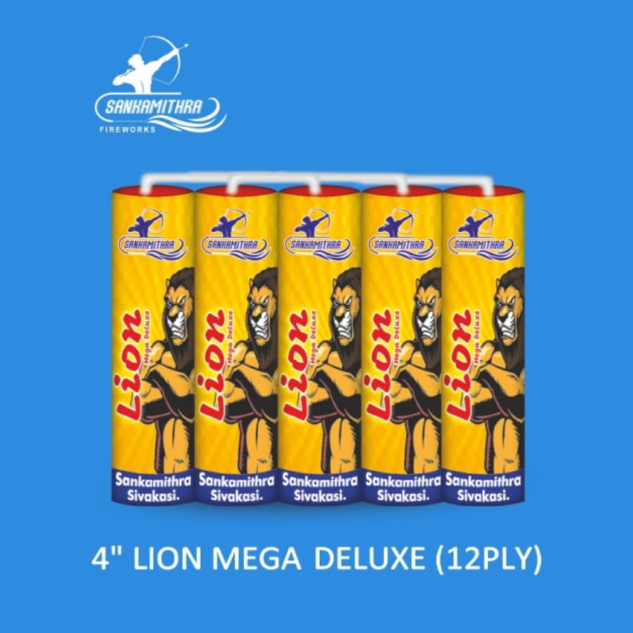 4" Lion Mega Deluxe (12 Ply)