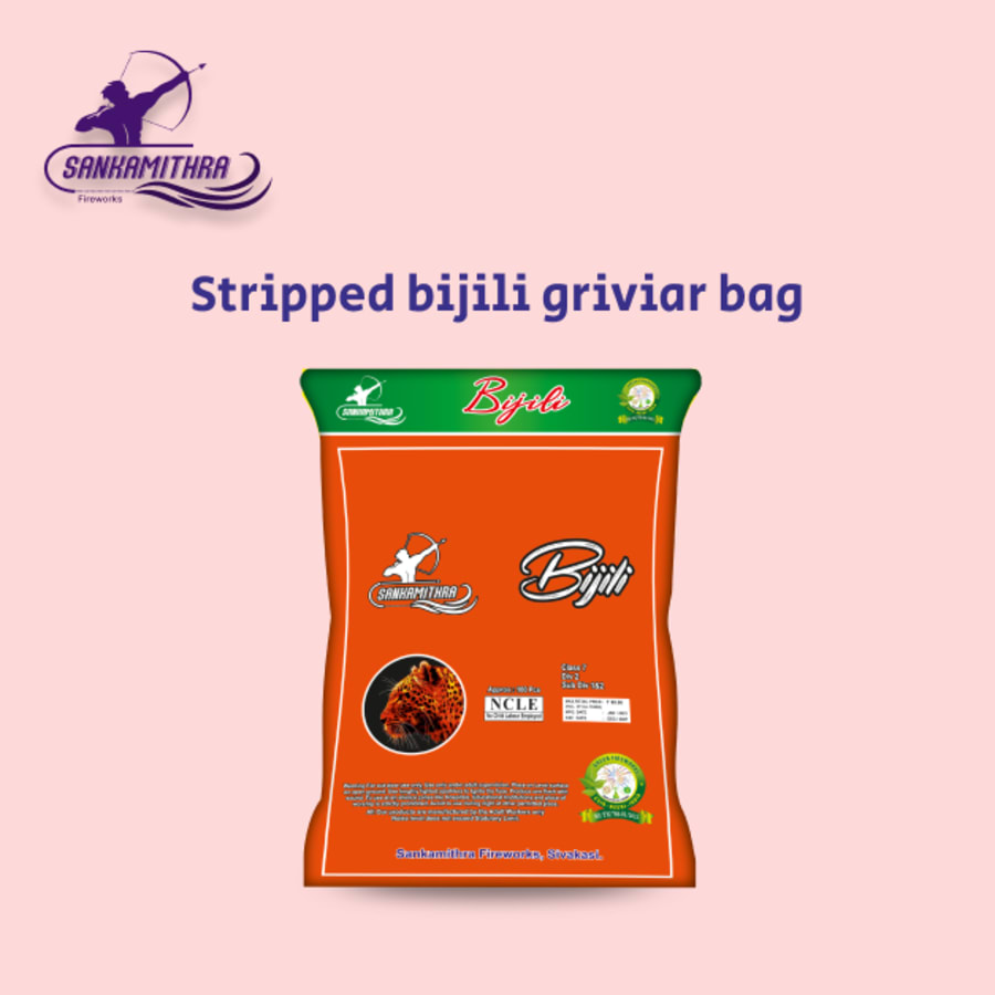 Stripped Bijili Bag (50 Pcs)