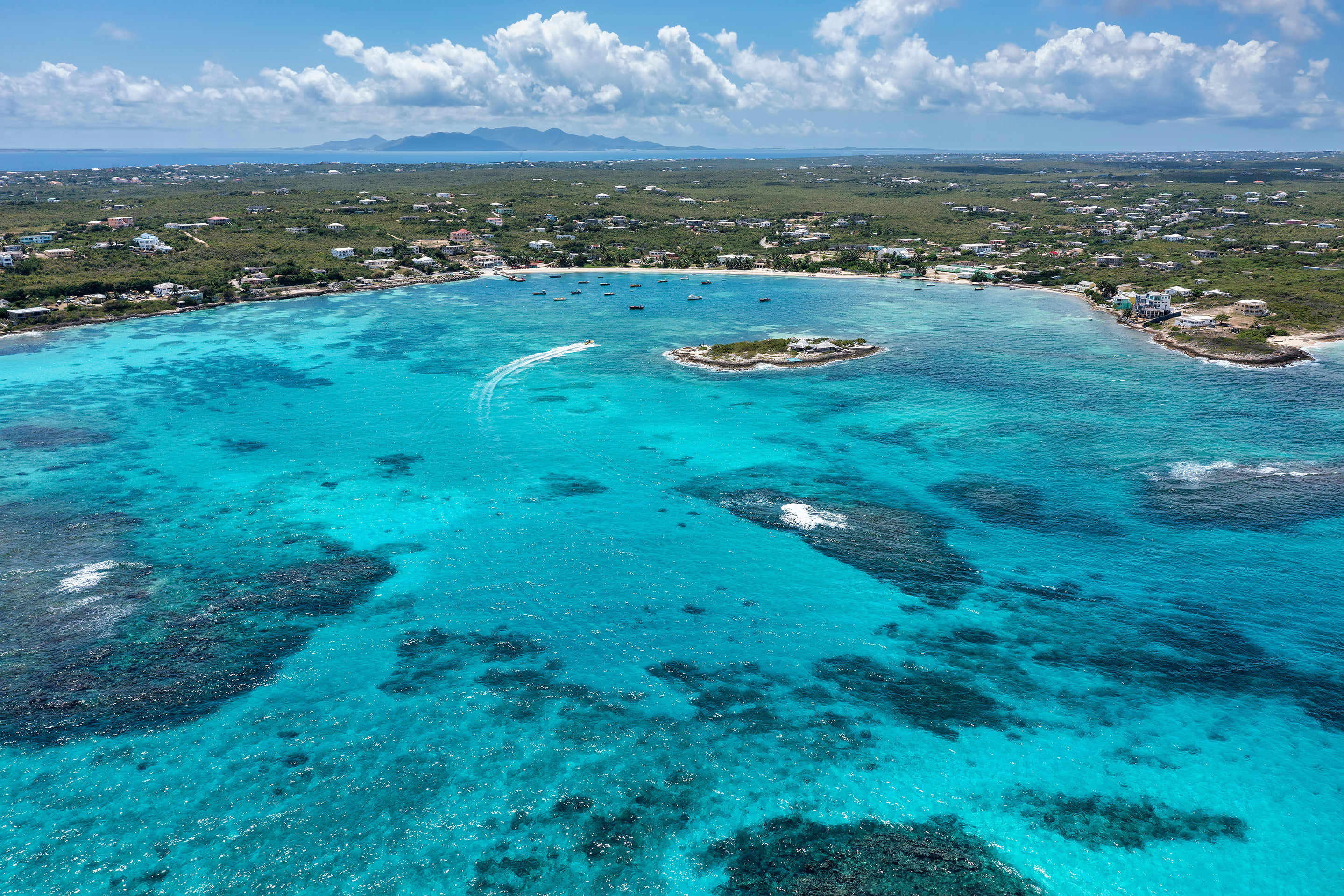 Aerial view of Island Harbour Aerial view of Island Harbour