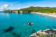 Curacao Swimmers diving near Knip Landhouse and beach, Curacao