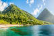 Saint Lucia Sugar beach shoreline, St. Lucia