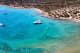 Greece Bay of Lageri with turquoise water and fine sandy beach in Paros, Cyclades, Greece
