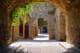 Rhodes Medieval arched street in the old town of Rhodes