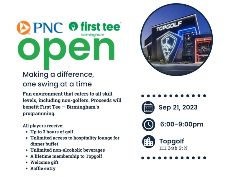 Support PNC First Tee Birmingham Open | PledgeIt for Charities