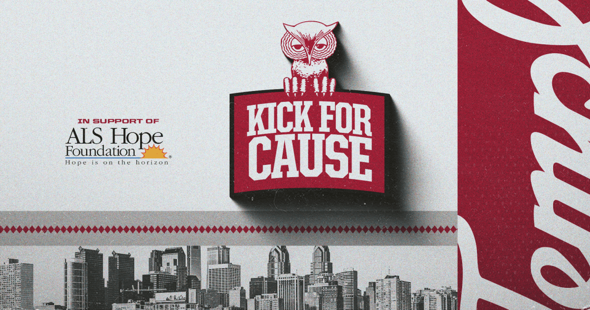 Temple Football's Kick for a Cause