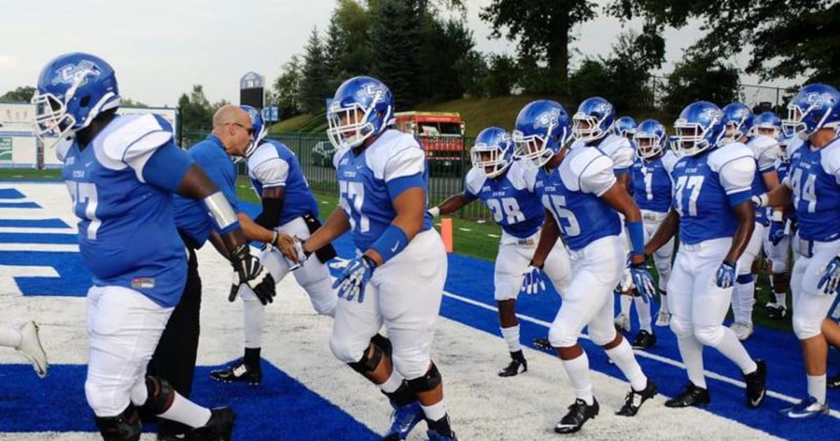 Central Connecticut State Football Get In The Game. Save a Life Team