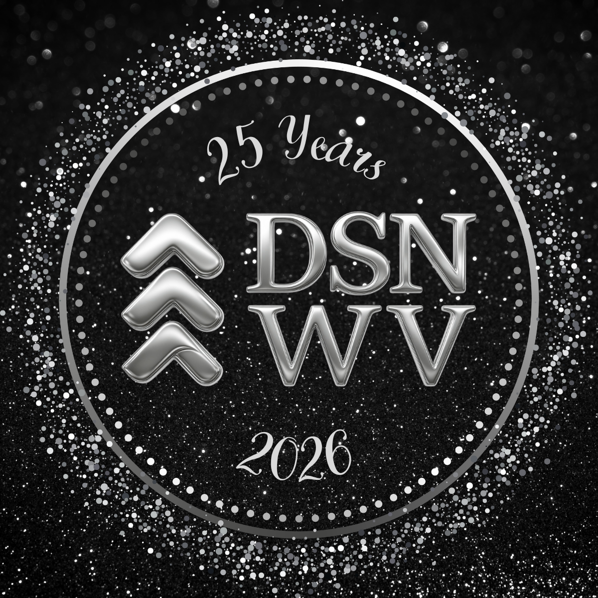 Celebrating 25 years sparkle logo.png