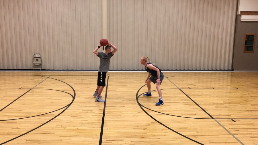 Working out with BYU's TJ Haws