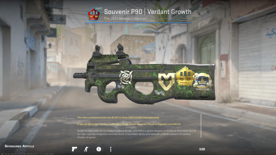 Souvenir Skins That Make CS2 Players Green with Envy