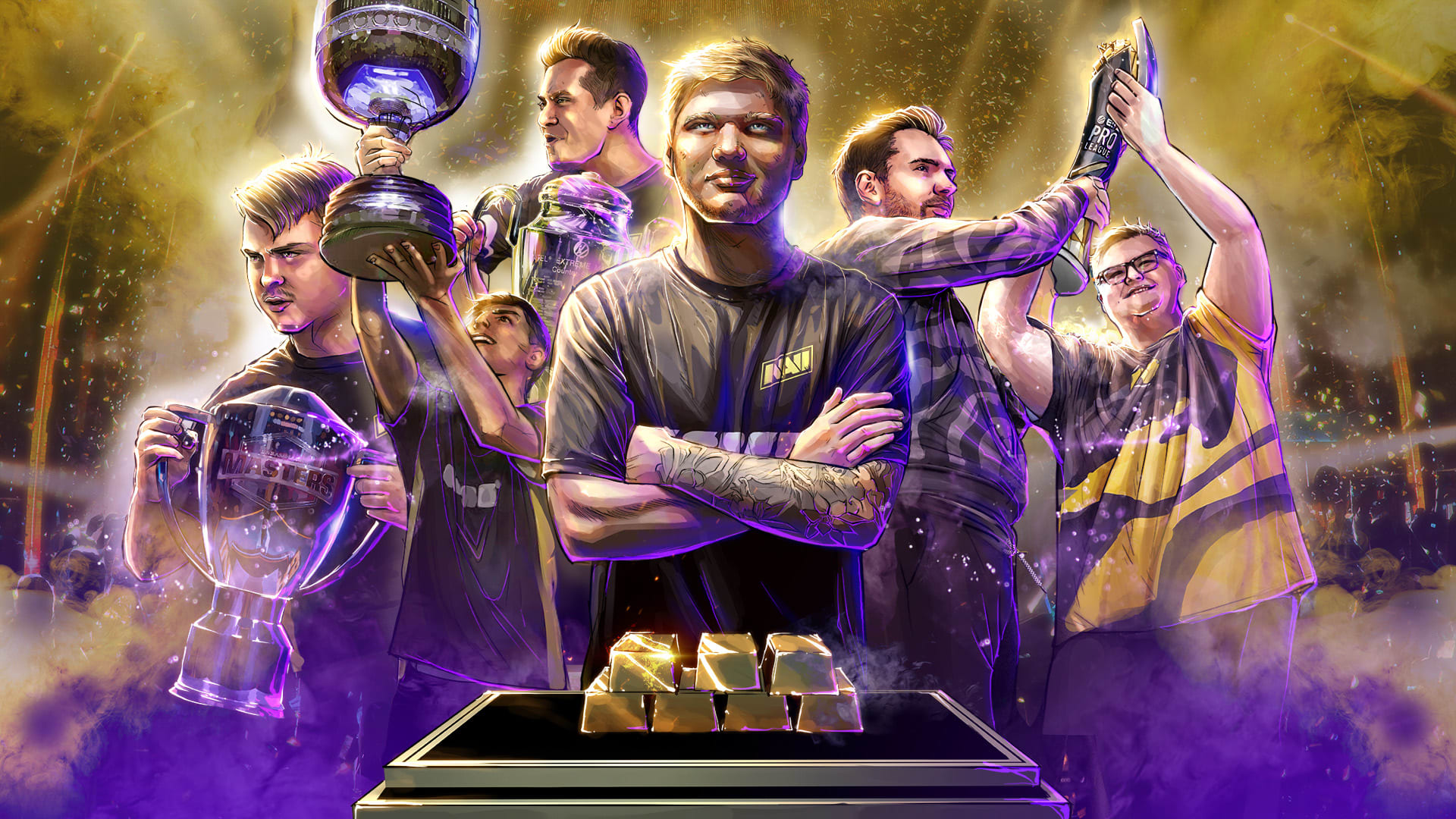 South.gg - TRIVIA‼ A gold bar is rewarded to each member of the CS:GO team  that wins the Intel Grand Slam along with the $1,000,000 grand prize.