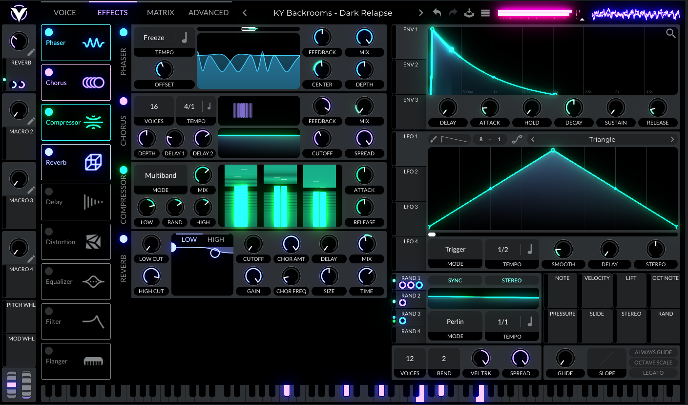 A screenshot of this preset’s configuration