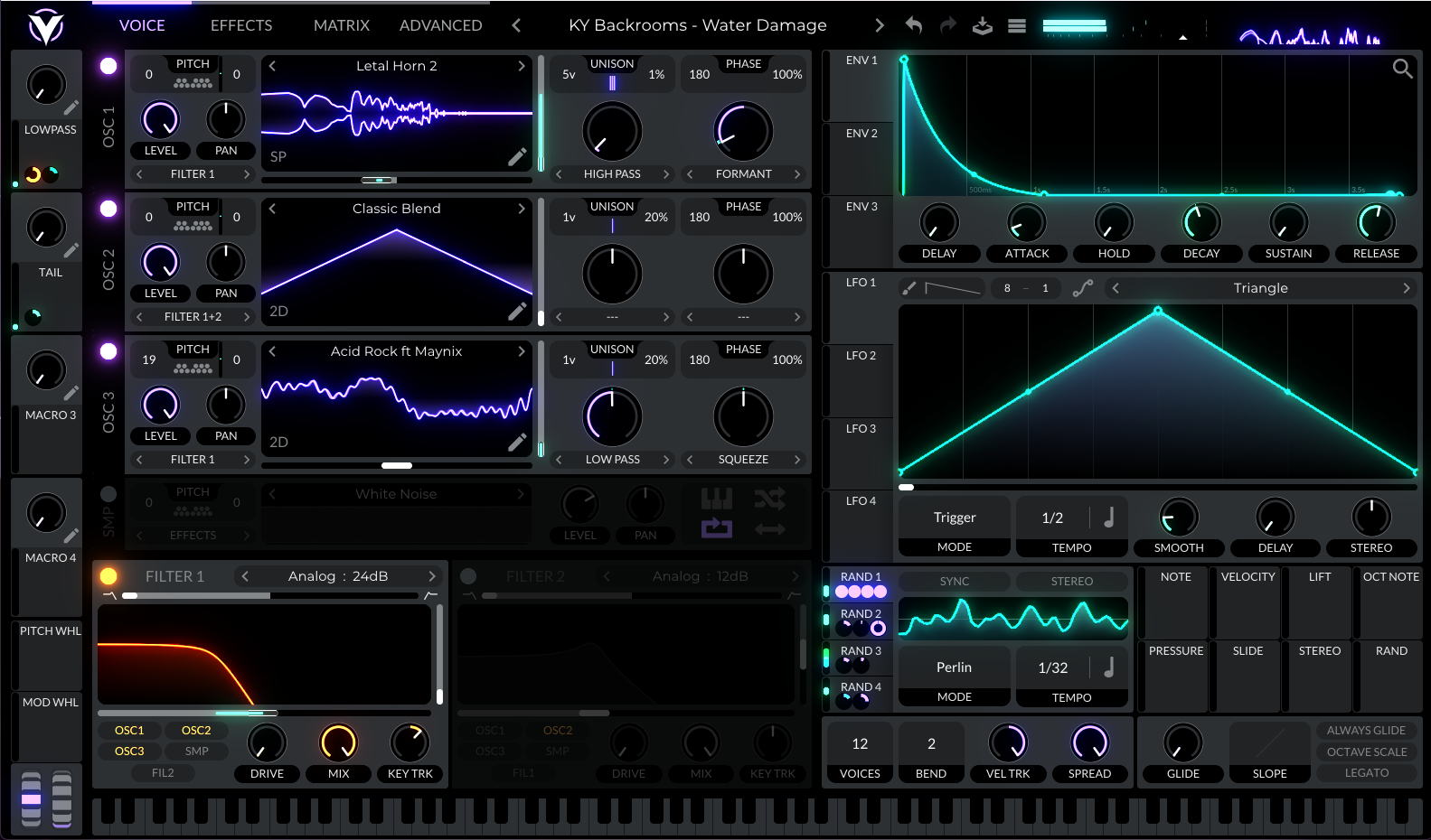 A screenshot of this preset’s configuration