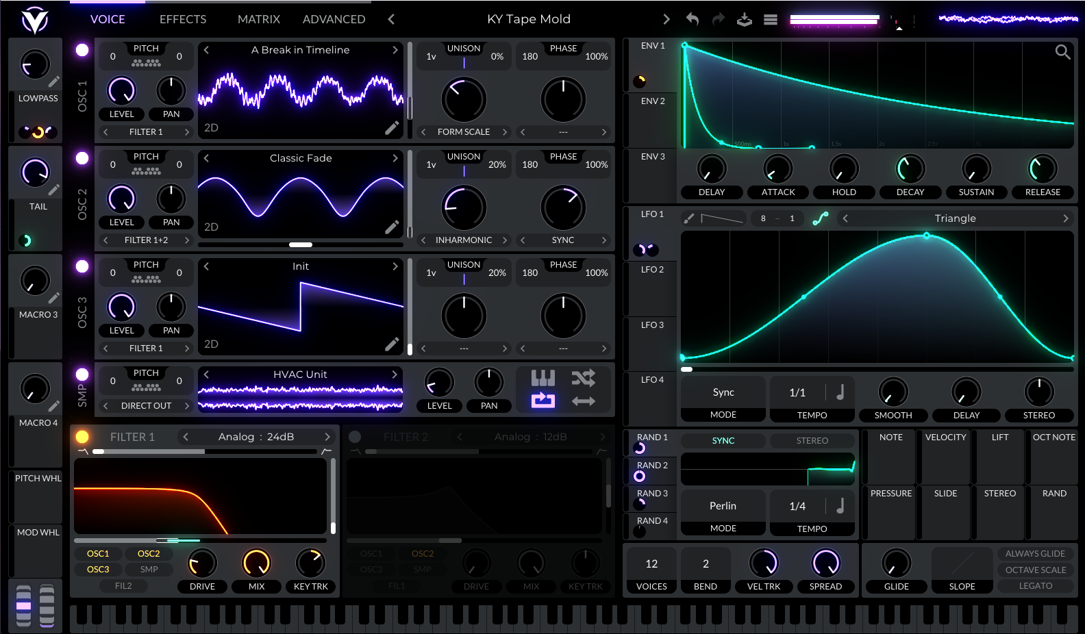 A screenshot of this preset’s configuration