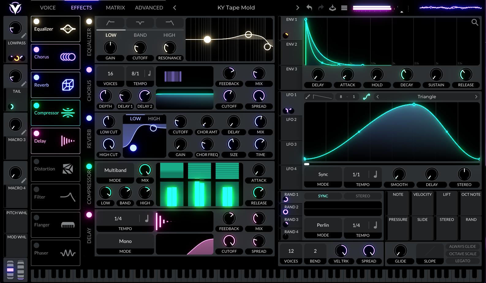 A screenshot of this preset’s configuration