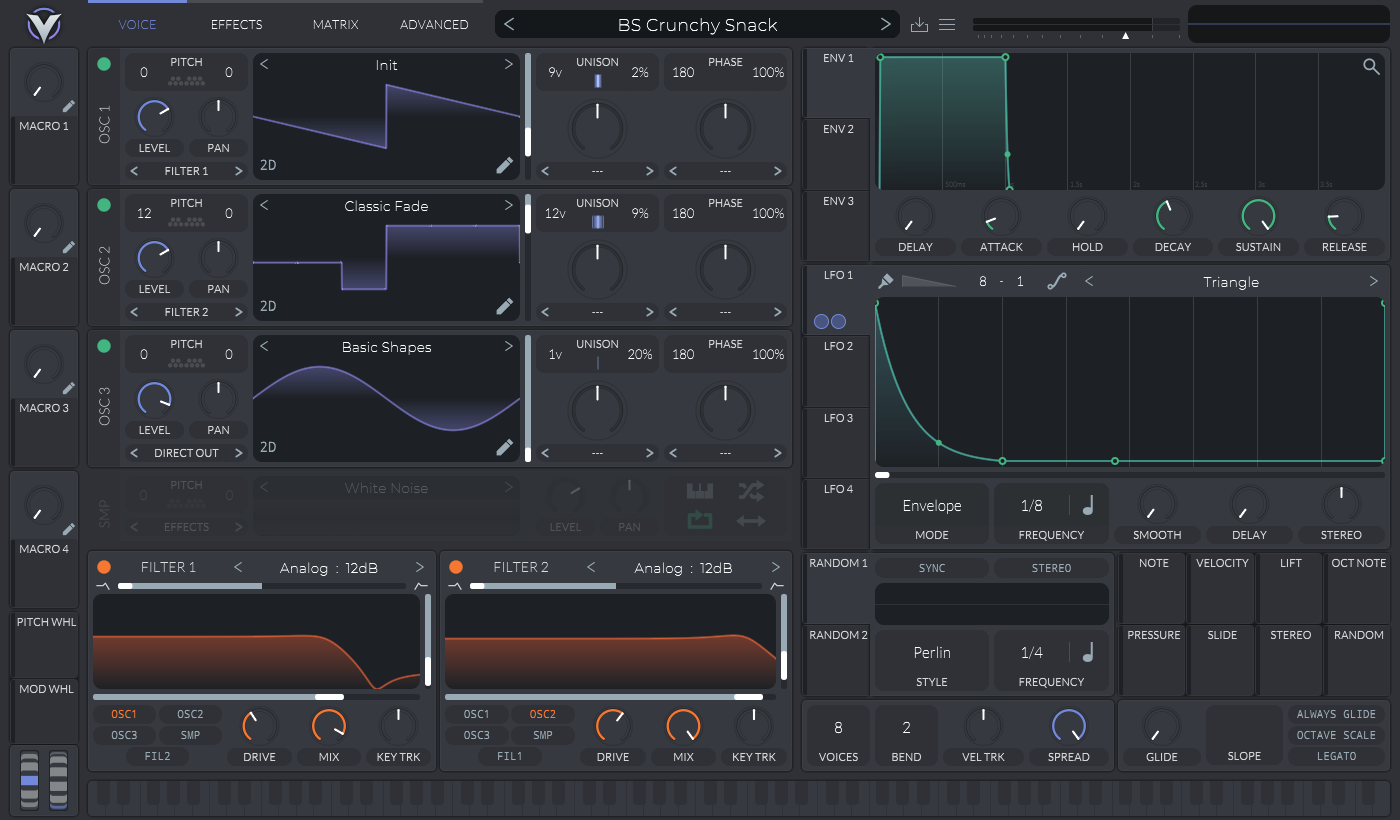A screenshot of this preset’s configuration