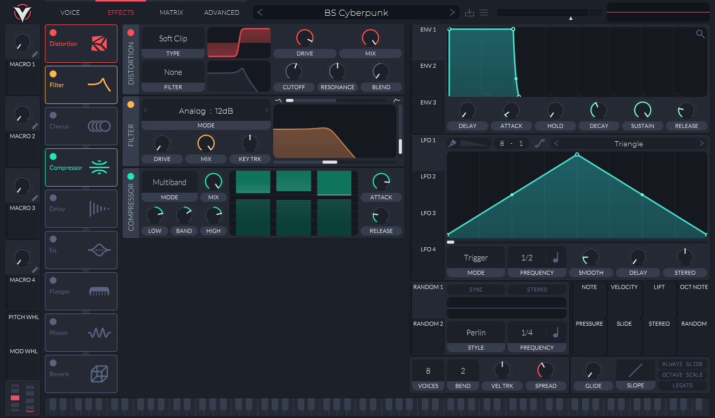 A screenshot of this preset’s configuration