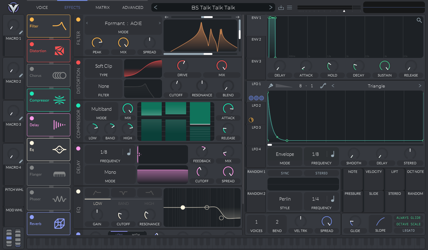 A screenshot of this preset’s configuration