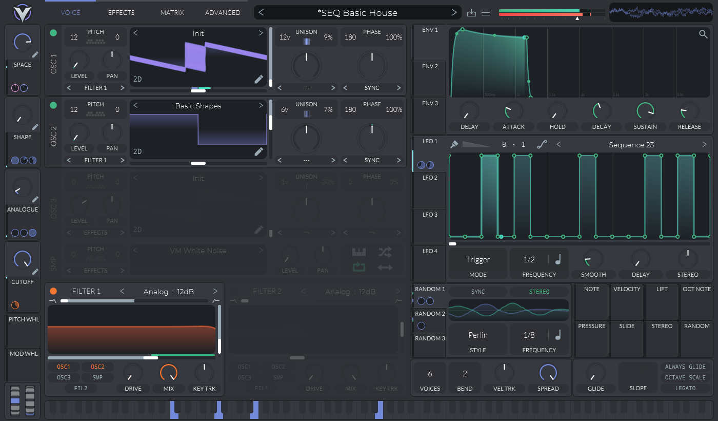 A screenshot of this preset’s configuration