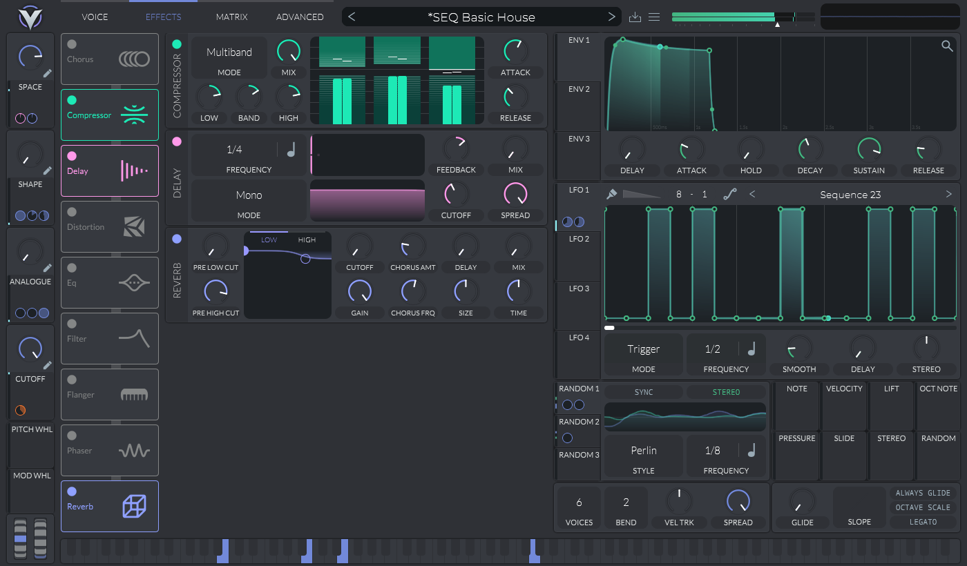 A screenshot of this preset’s configuration