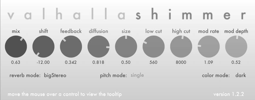 A screenshot of this preset’s configuration