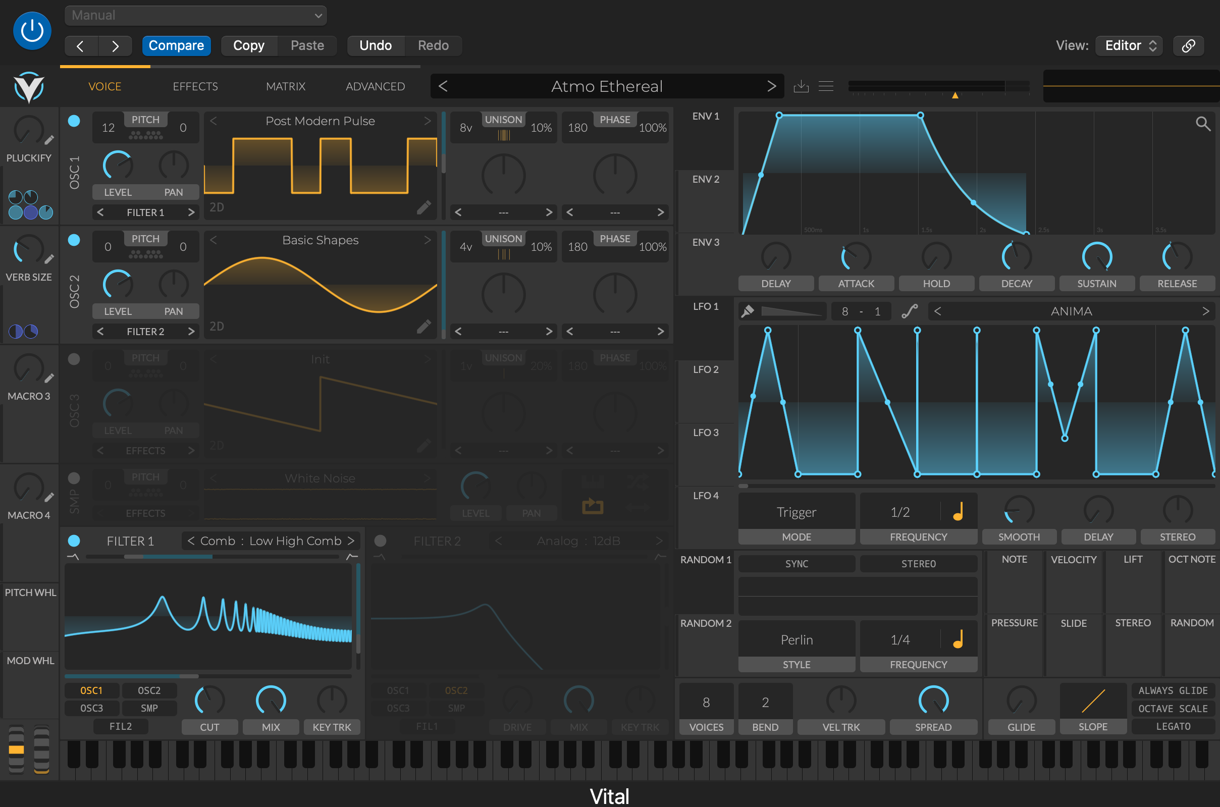 A screenshot of this preset’s configuration