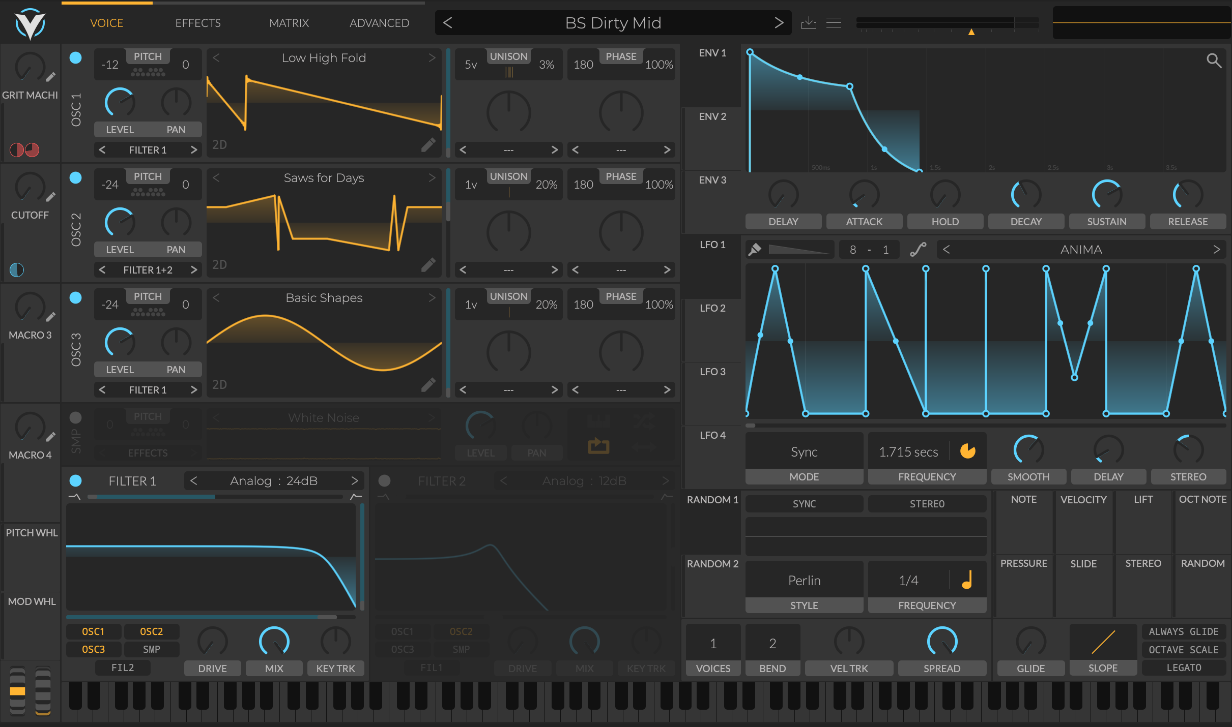 A screenshot of this preset’s configuration