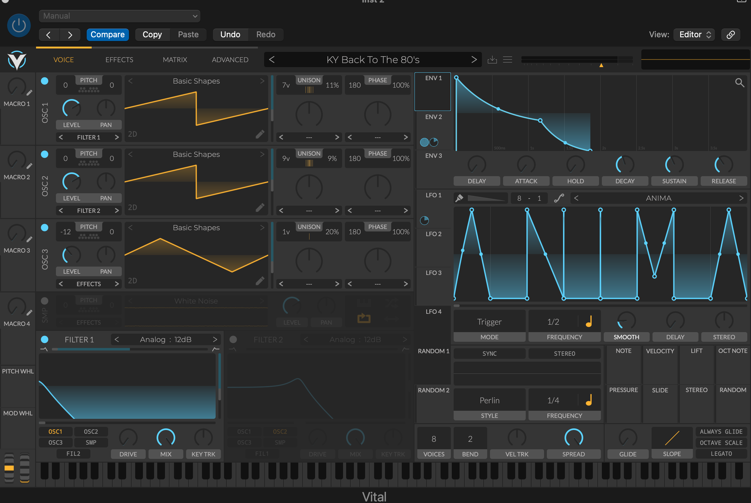 A screenshot of this preset’s configuration