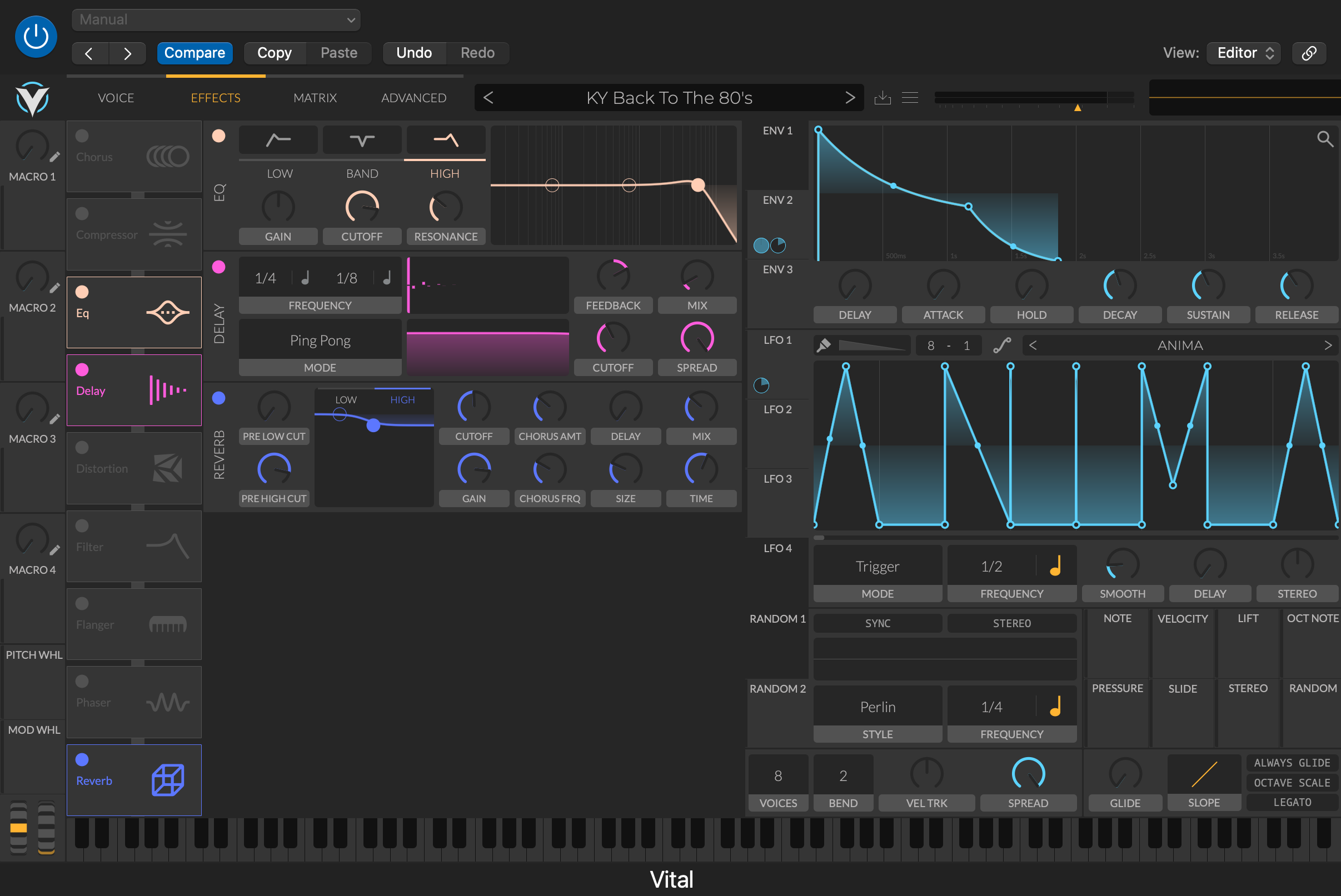 A screenshot of this preset’s configuration