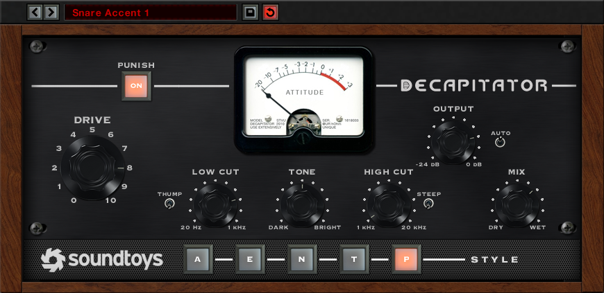 A screenshot of this preset’s configuration