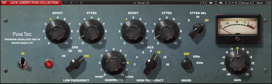 A screenshot of this preset’s configuration