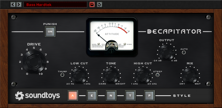 A screenshot of this preset’s configuration