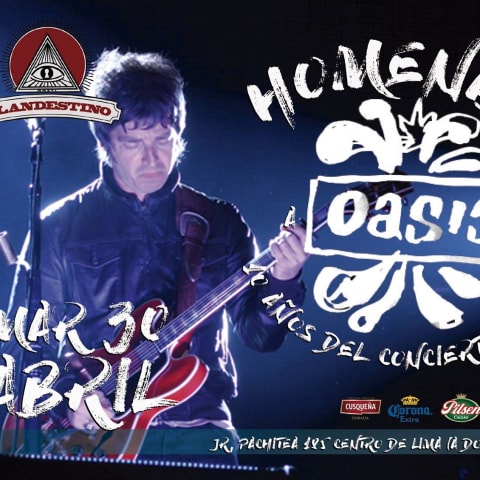 Tributo a Oasis por los 10 años de su concierto en Lima