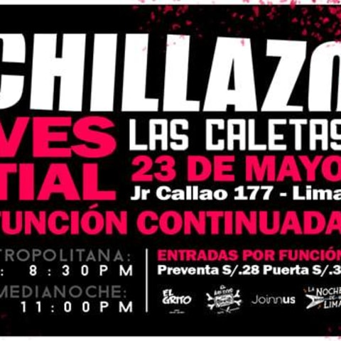 Cuchillazo presenta: Jueves Bestial LAS CALETAS. Doble función