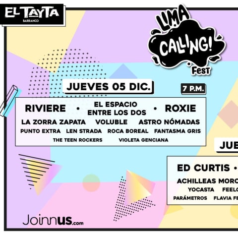 LIMA Calling! Fest / 05 • Diciembre / Alternative Edition