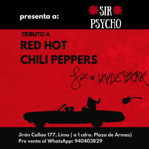Tributo a RHCP por Sir Psycho ( Live in Hyde Park)