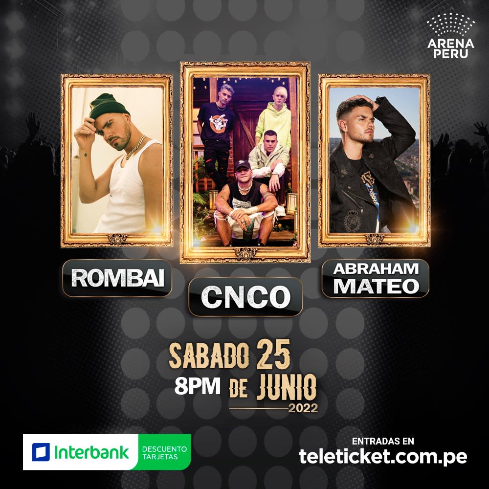CNCO - ROMBAI - ABRAHAM MATEO en Lima