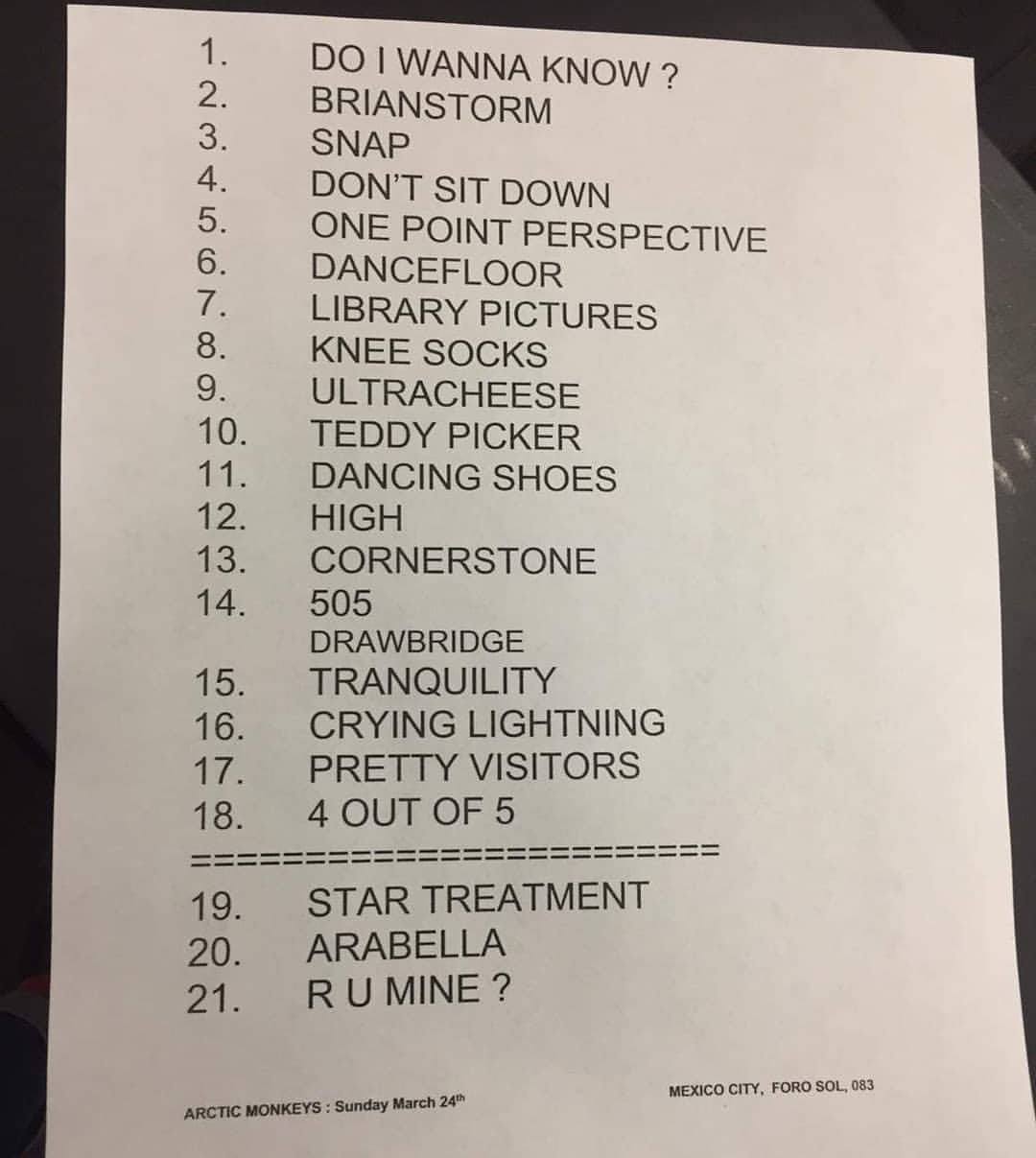 Horarios y posible setlist de Arctic Monkeys en Lima Blog Plugmusix