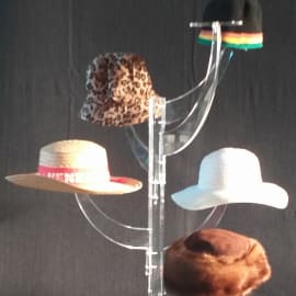 Display racks for hats