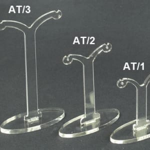 Espositore per orecchini trasparente