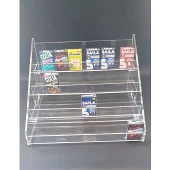 ESPOSITORE PER CARAMELLE E CHEWING-GUM CONFEZIONATE DA BANCO IN PLEX  TRASPARENTE