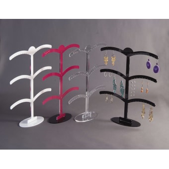 Plexiglass display earrings