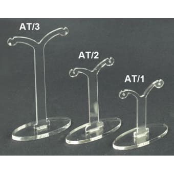 Orecchini Trasparenti Espositore Per Orecchini In Acrilico - 6 Pezzi Con Barra A T, Organizer Trasparente Appendi Collane