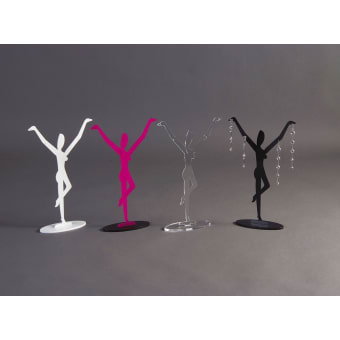 Dancer plexiglass display earrings