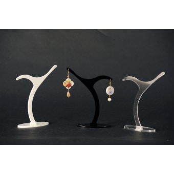 Plexiglass display earrings