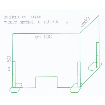 BARRIERA AD ANGOLO- MISURE SPECIALI A RICHIESTA