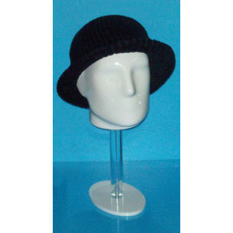 Testa uomo-espositore per cappelli