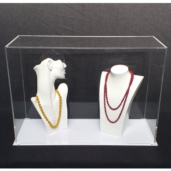 TECA IN PLEXIGLASS TRASPARENTE CM 60X35X35H. SPESS 5MM  MISURE SPECIALI A RICHIESTA - COPIA - COPIA